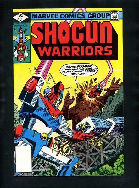 Shogun Warriors #3 VF Direct Market Edition 1979 Marvel Comic Book